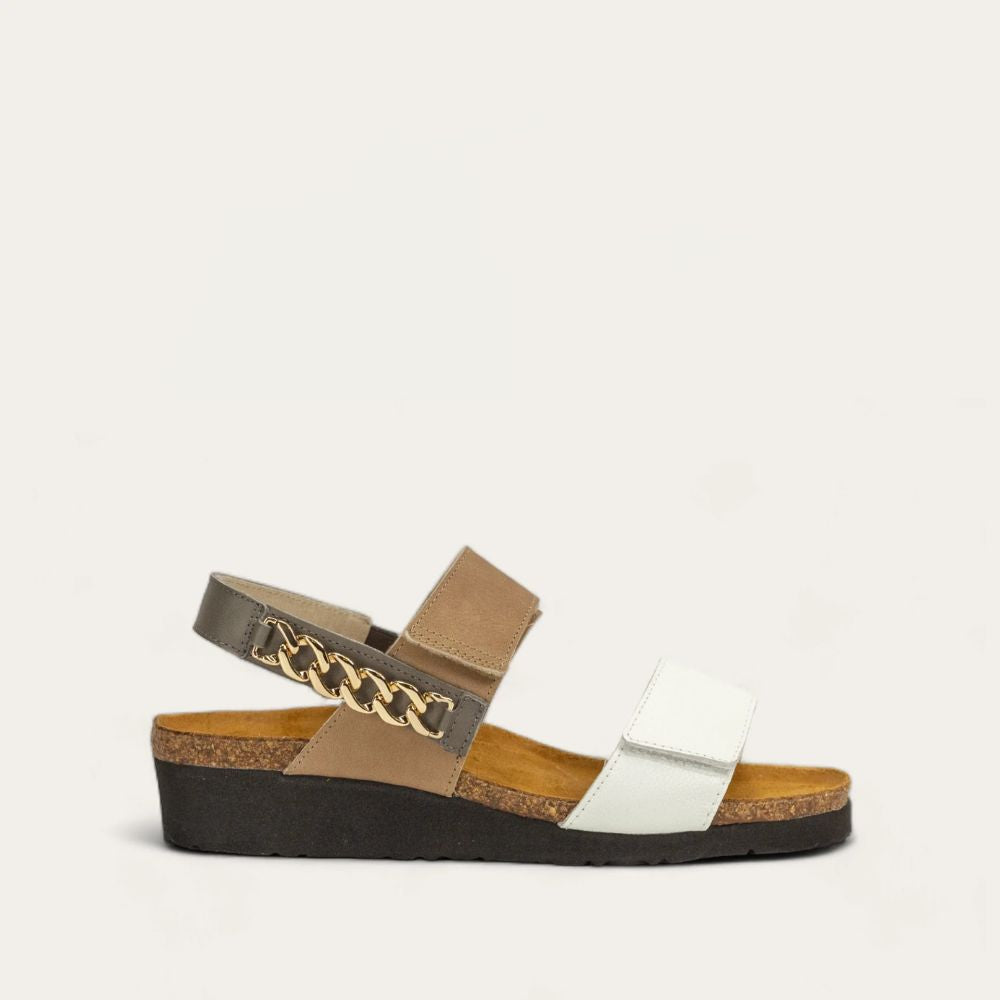 Soft White Lthr/Khaki Beige Lthr/Foggy Gray Lthr,35