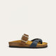 Soft Ink Lthr/Antique Brown Suede