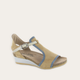 Nude Nubuck/Feather Blue/Gold Threads