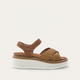 Latte Brown Leather / Golden Brown Raffia
