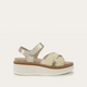 Radiant Gold Leather / Blonde Raffia