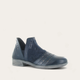 Perf. Navy Suede/Soft Ink Lthr/Glass Silver/Navy Velvet Nubuck