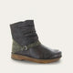 Soft Brown Leather / Safari Olive Suede