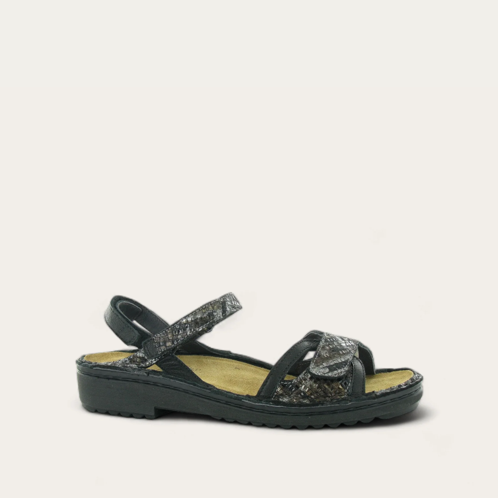 Mixed Metallic Lthr/Soft Black Lthr,35