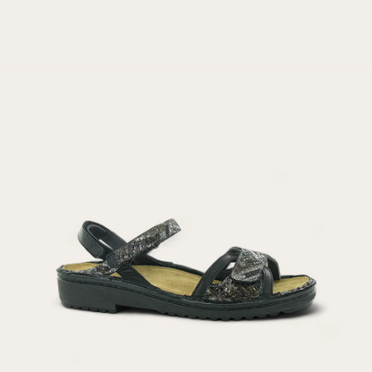 Mixed Metallic Lthr/Soft Black Lthr,35