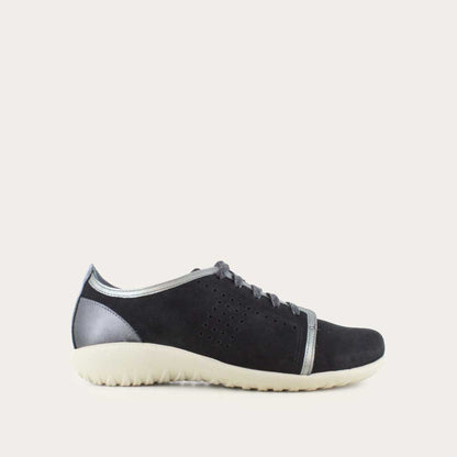 Black Velvet Nubuck/Sterling Lthr/Metallic Road Lthr,35