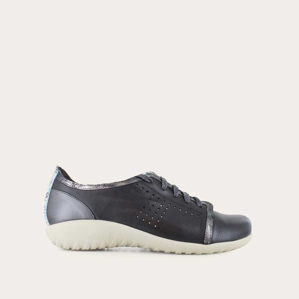 Soft Black Lthr/Metallic Road Lthr/Glass Silver/Gray Cobra Lthr,35