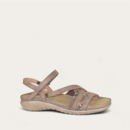 Soft Stone Lthr/Golden Python Lthr,35